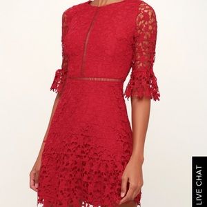 Red lulus dress